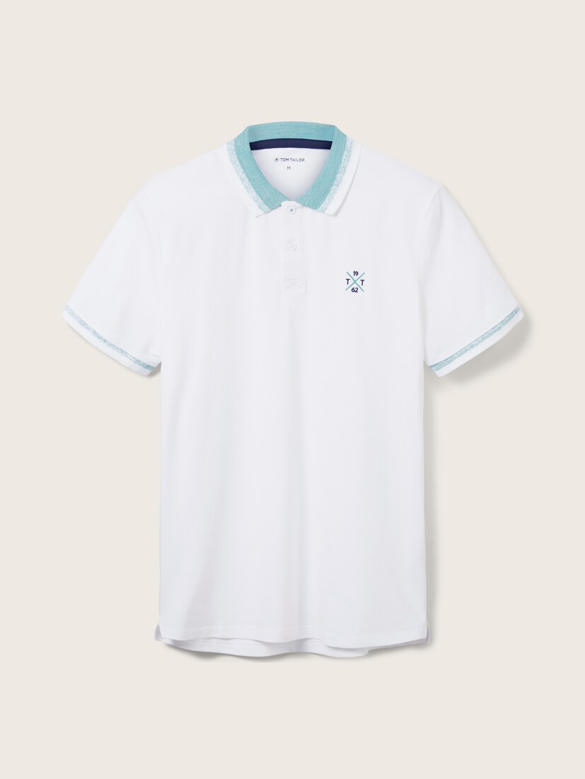 Buy Tom Tailor Embroidery USA Online - Mens Polo White Shirts With